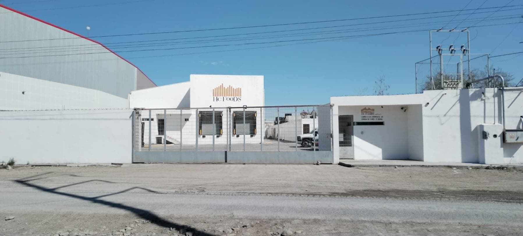 Fachada de la planta HC Foods